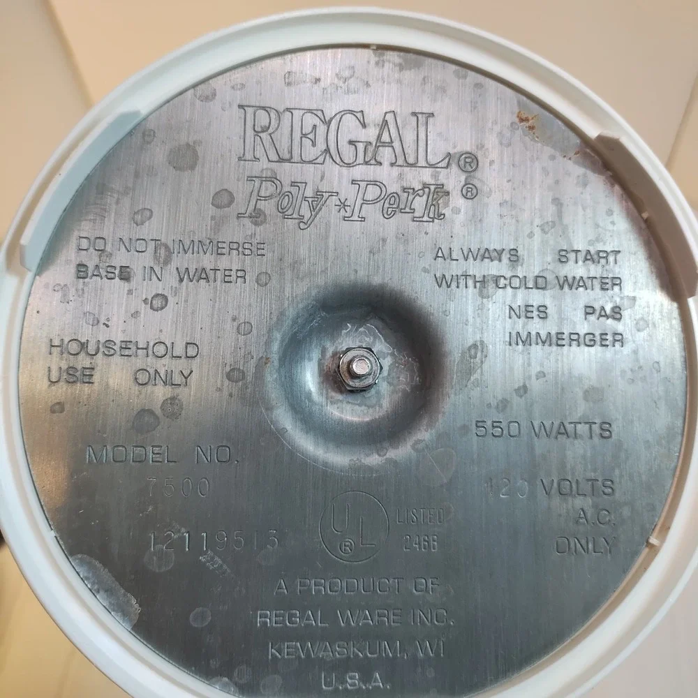 VTG Regal Poly Perk IRIS 7500 Electric Percolator Coffee Pot Maker 10 Cup Auto